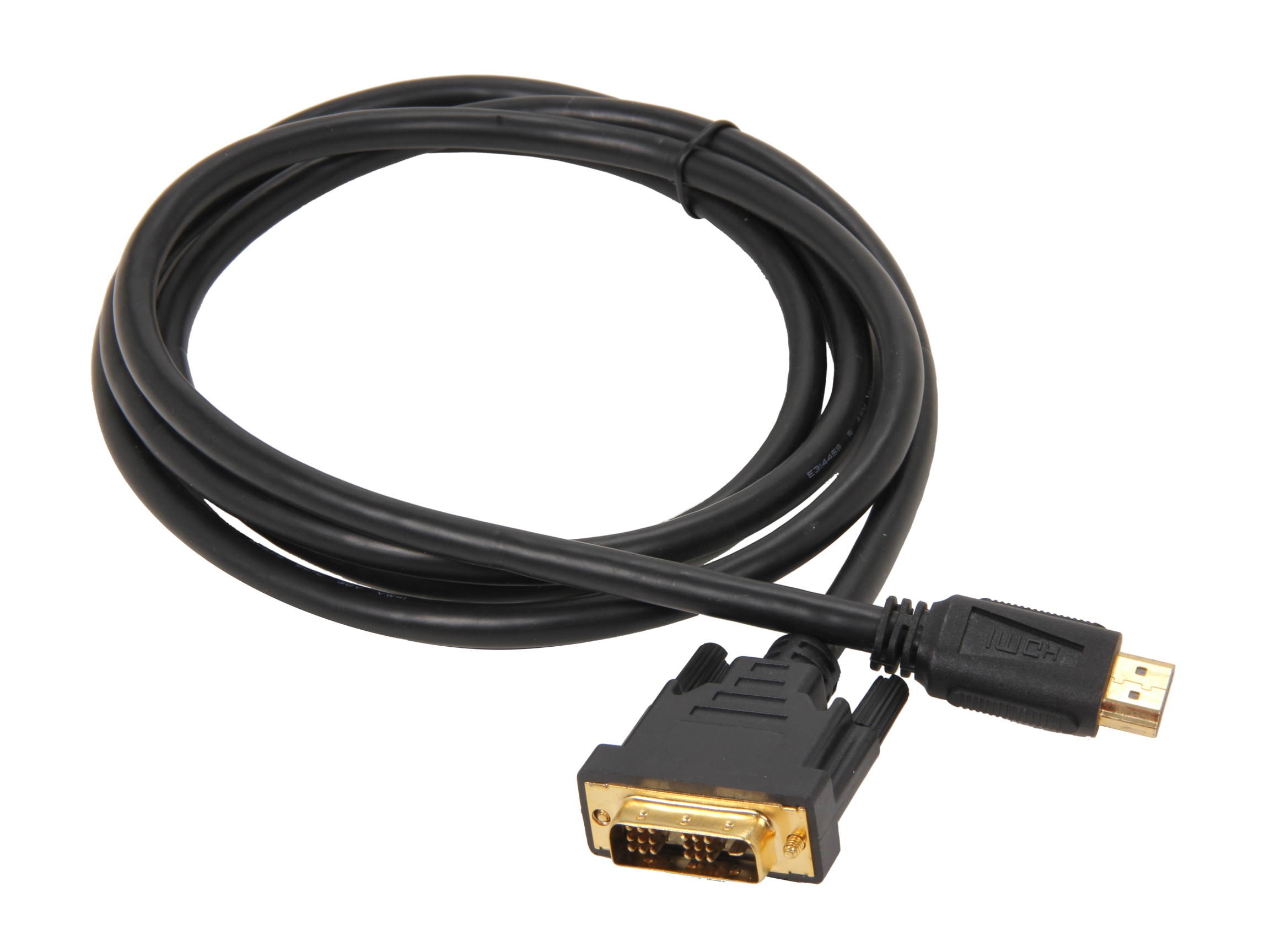 Kaybles HDMIDVI-6BK 6 ft. HDMI to DVI Cable with Gold Plated Connector