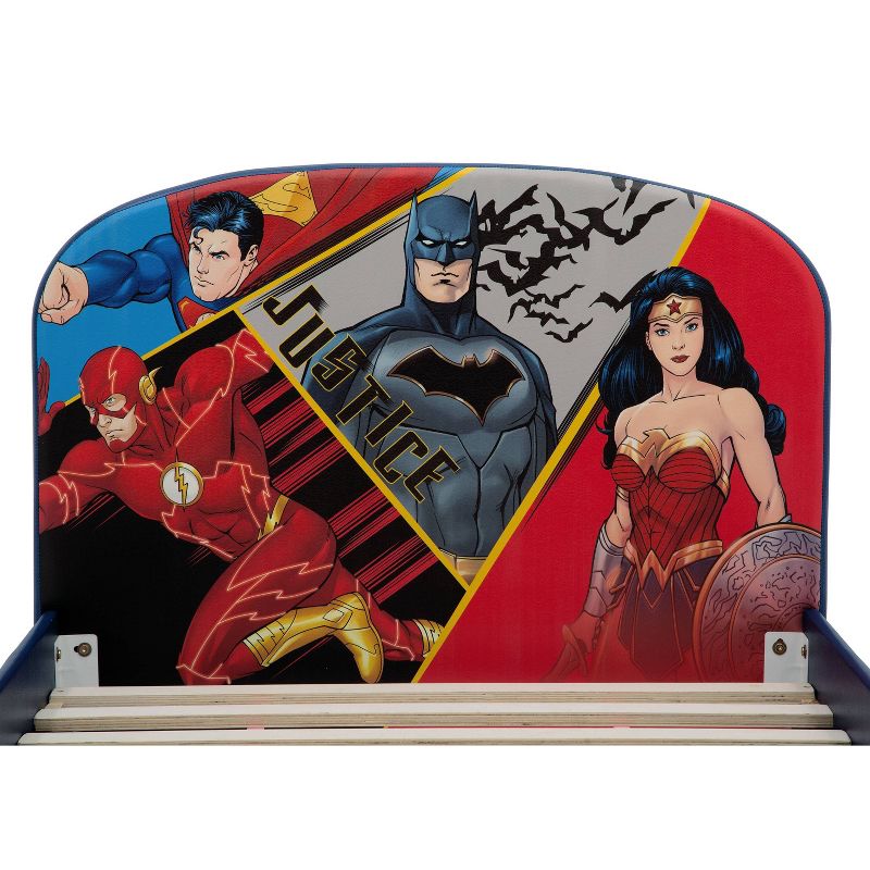 Twin DC Comics Justice League Upholstered Bed - Delta Children