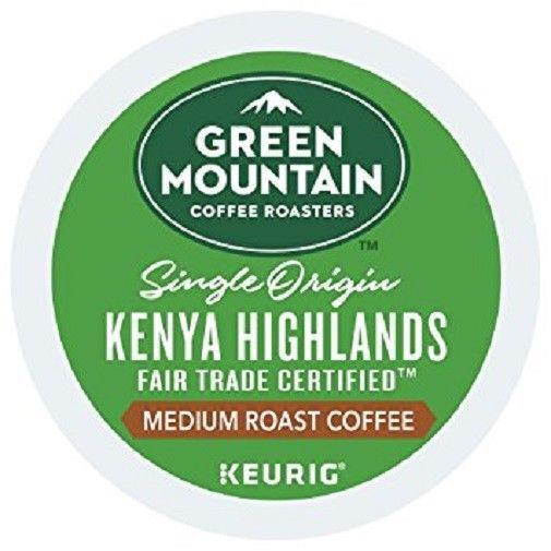 Green Mountain Kenya Highlands Medium Roast Coffee K Cups