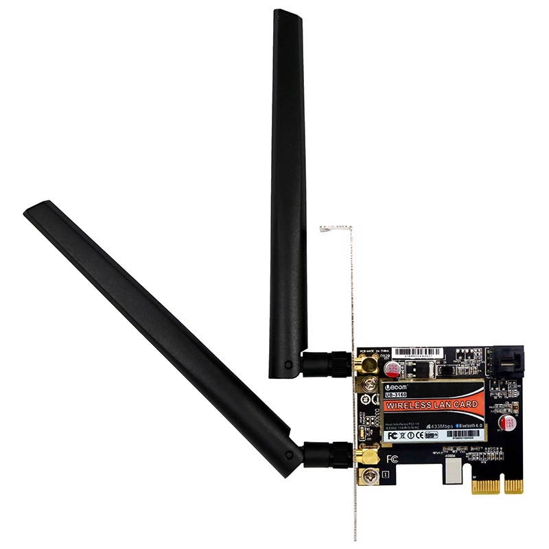 Wireless PCI-E PCI Express Card WIFI Network LAN Ethernet NIC 600Mbps dual-frequency dual band wireless pci-e network card desktop computer built-in wifi  receiving