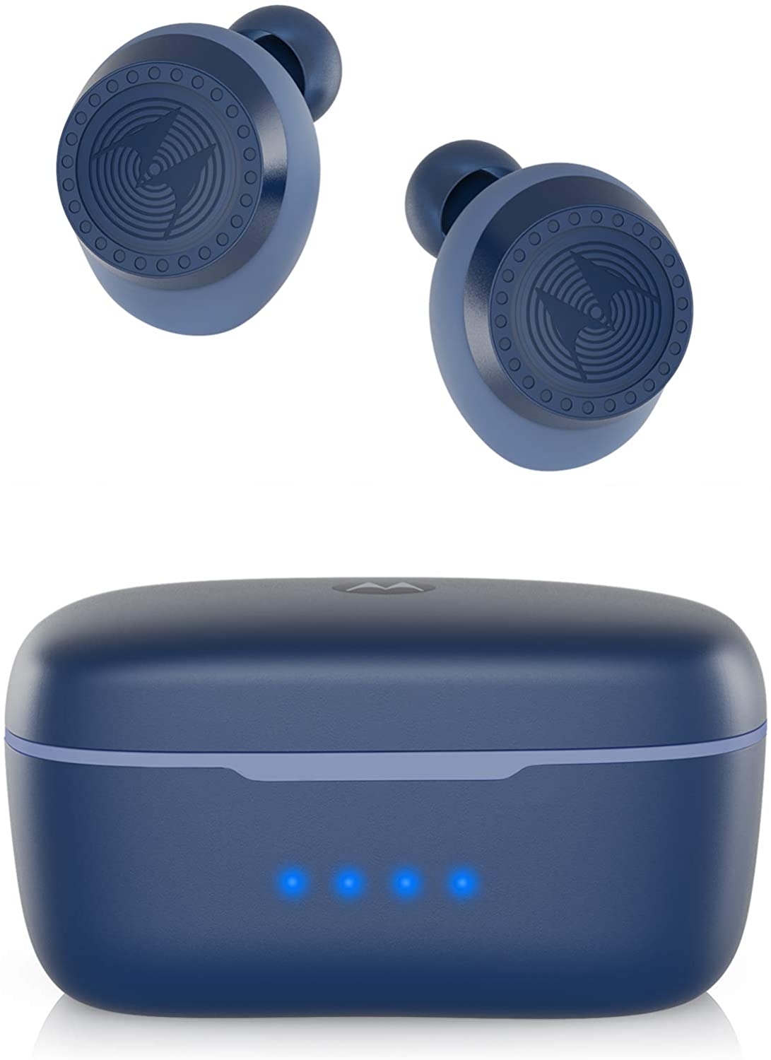 MOTOROLA Verve Buds 200 True Wireless Earbuds | Comfortable Bluetooth Earbuds with Superior Sound Quality |One Touch Control Bluetooth 5.0 Earphones | Super Lightweight Wireless Earbuds (Blue)