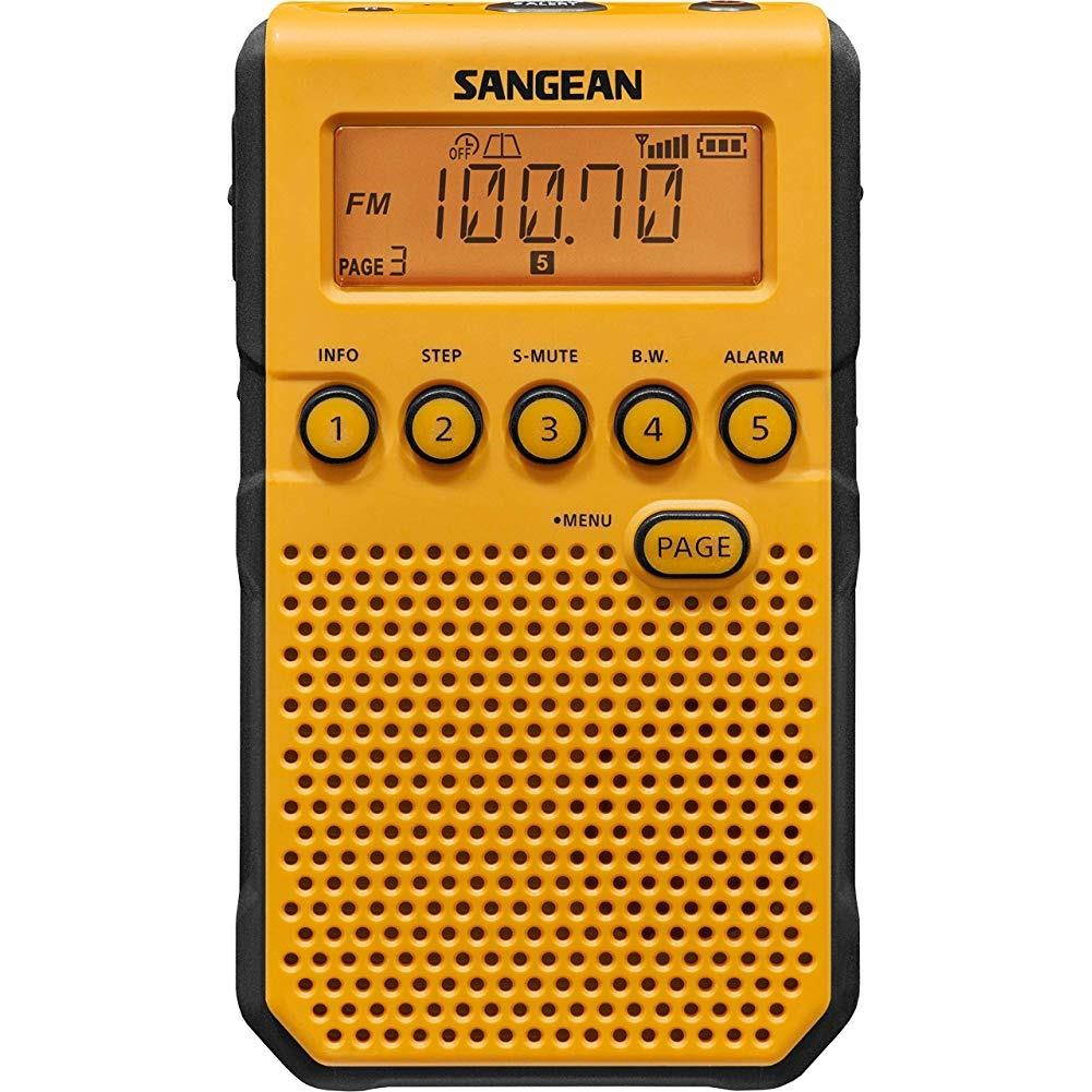Sangean - DT-800YL - Sangean DT-800YL Weather & Alert Radio - with Weather Disaster, Child Abduction Emergency (Amber