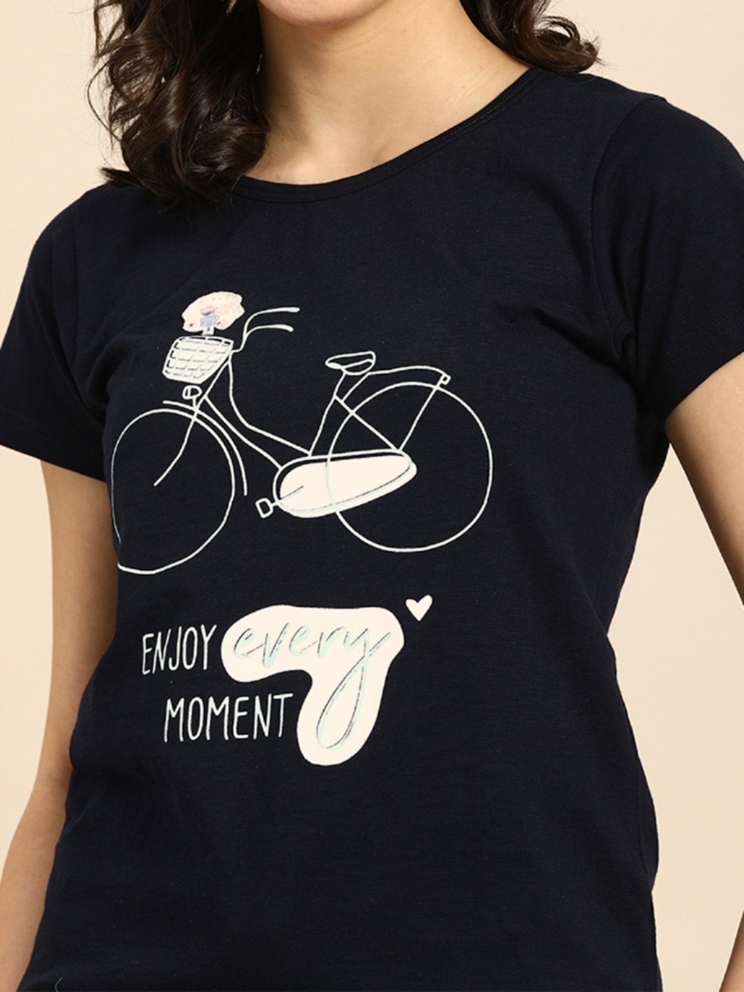 Clt.s Navy Printed T-Shirt