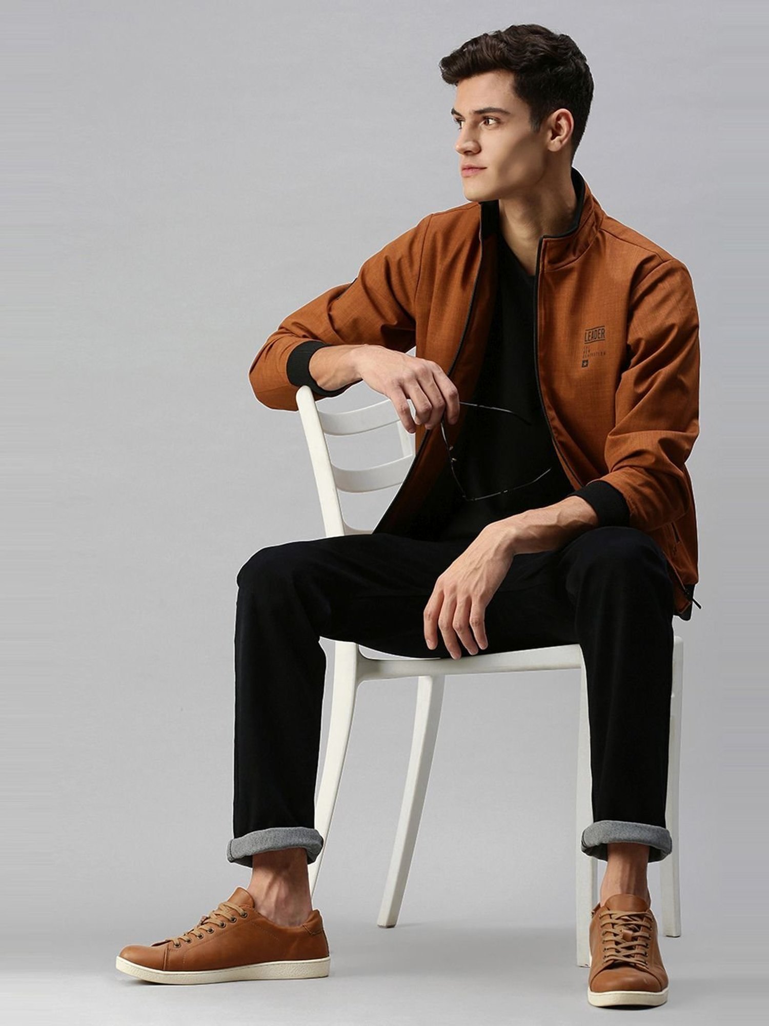 Hummel Grey Regular Fit Bomber Jacket