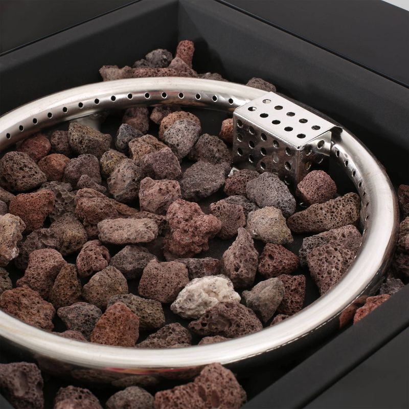 DeckMate 30371 Avondale Outdoor Backyard Patio Portable Steel Fire Bowl Fire Pit, Antiqued Copper Finish