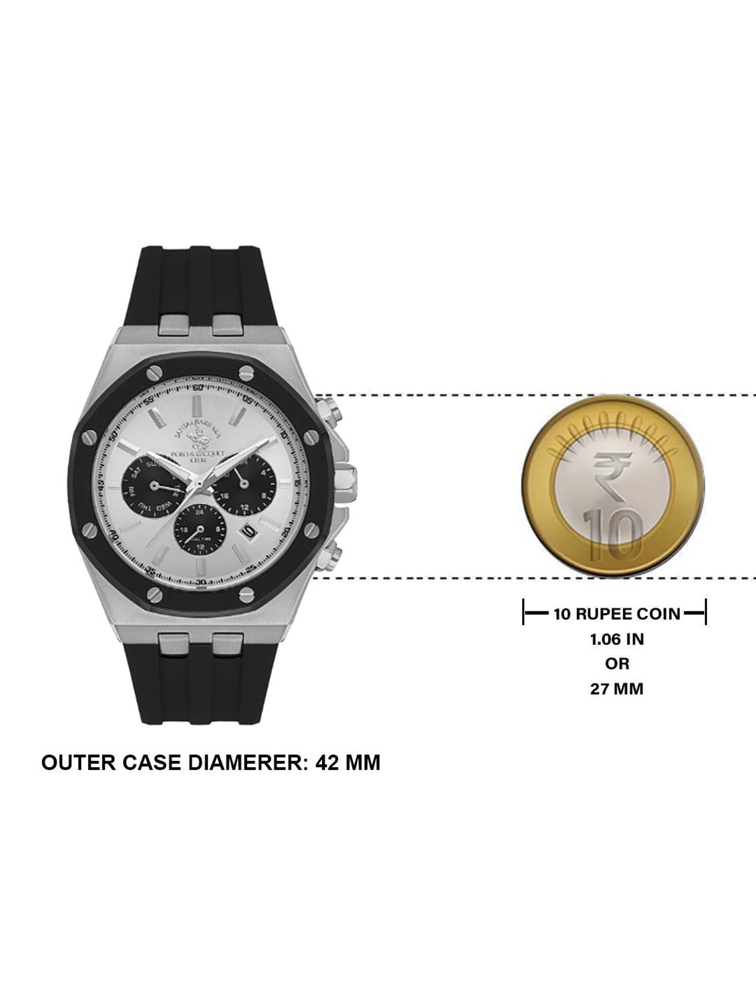 Santa Barbara Polo & Racquet Club SB.1.10520-1 Chronograph Watch for Men