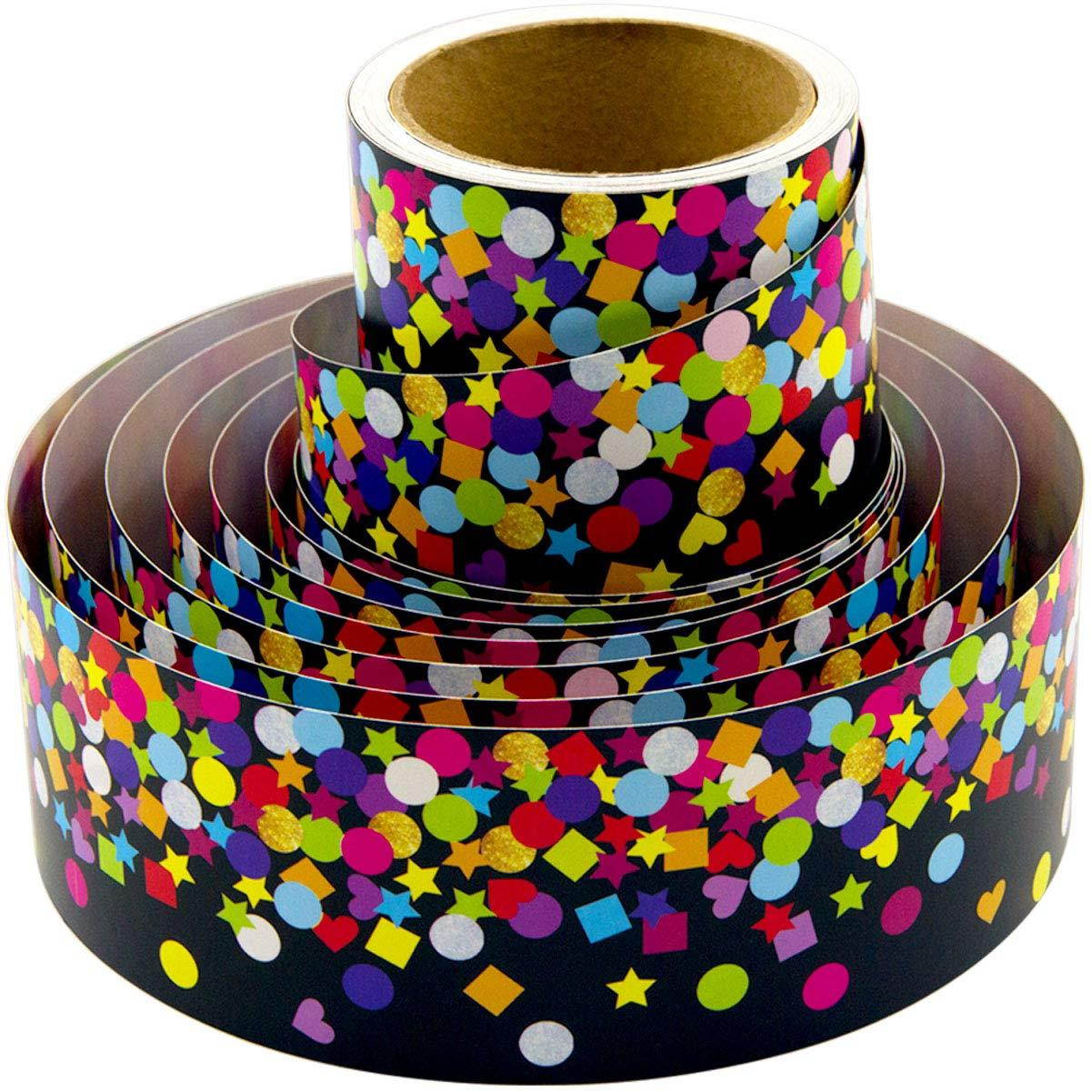 Confetti Bulletin Board Borders for Classroom 36ft