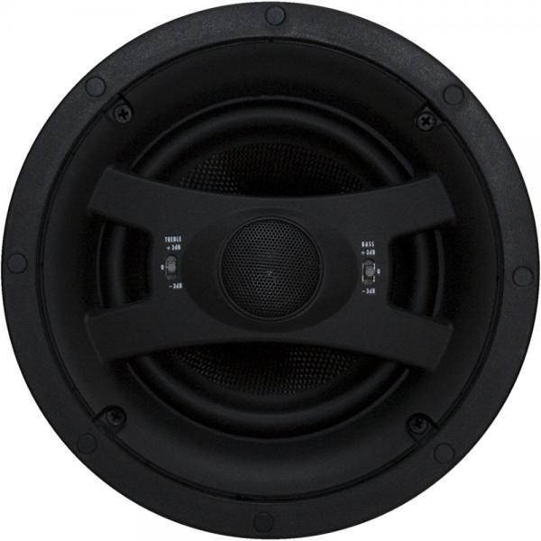Earthquake Sound ECS6.5 Edgeless Series In-Ceiling Speakers (Black, Pair)