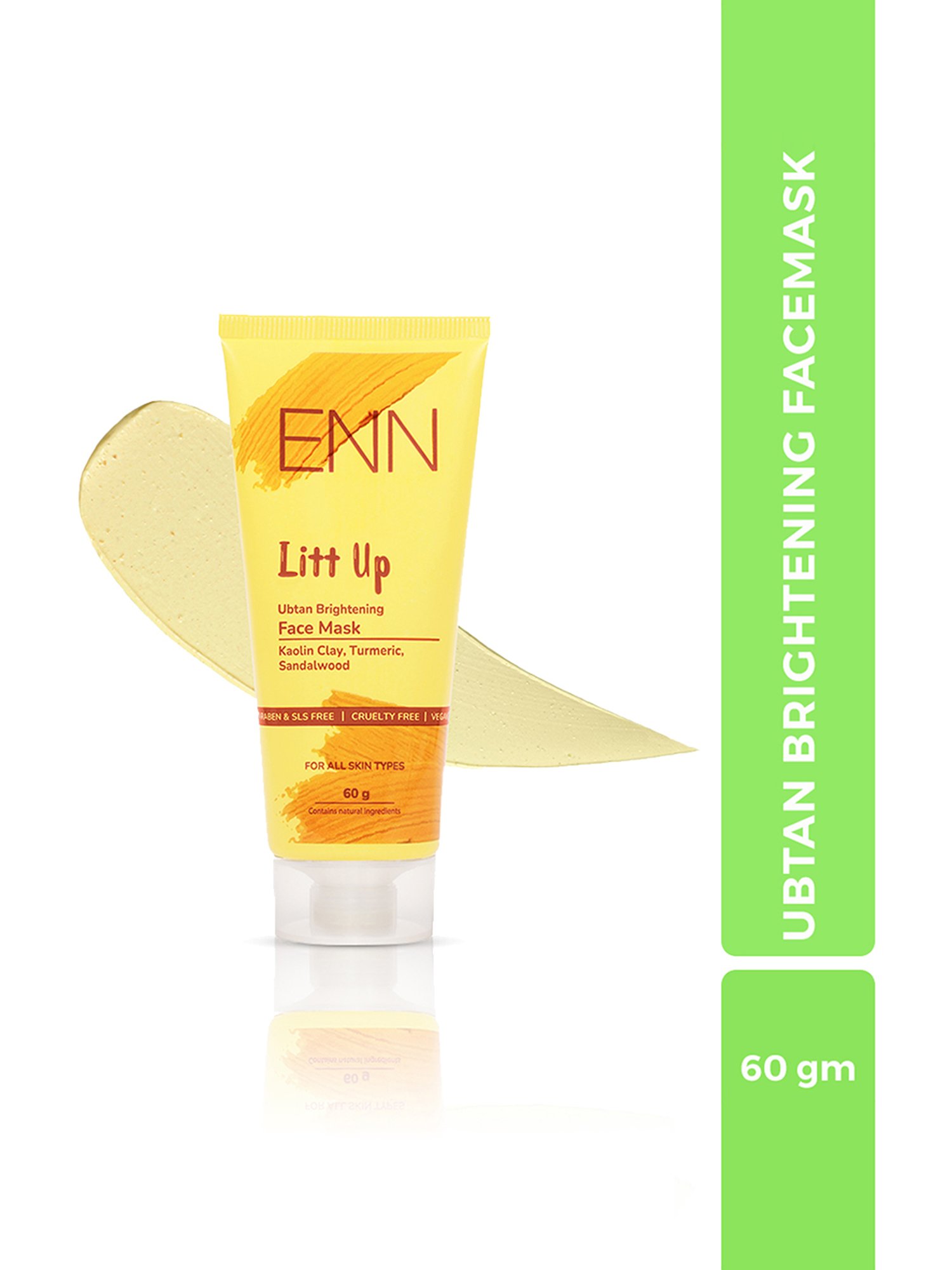 ENN Litt Up Ubtan Brightening Face Mask - 60 gm