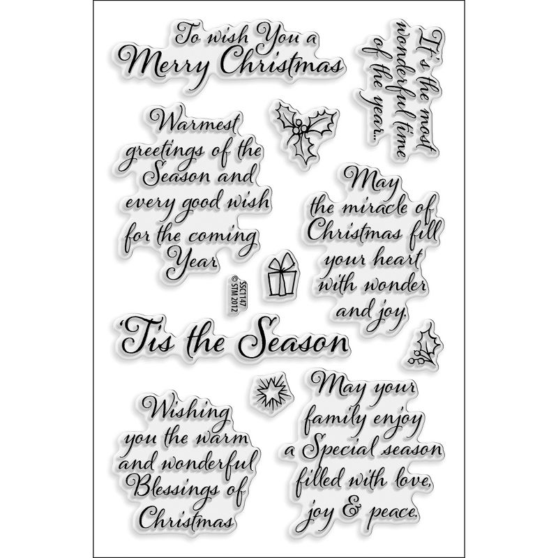 Stampendous Perfectly Clear Stamps -Tis The Season