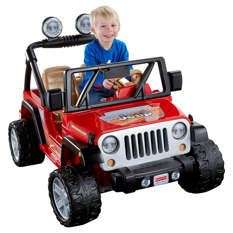 Power Wheels 12V Jeep Wrangler Powered Ride-On - Red