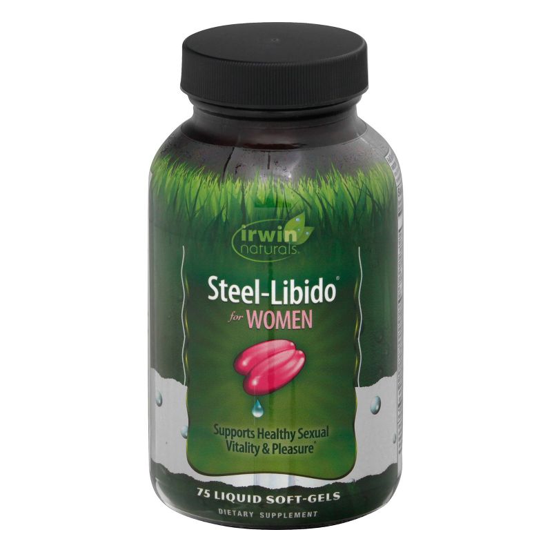 irwin naturals Steel-Libido for Women Dietary Supplement Liquid Softgels - 75ct