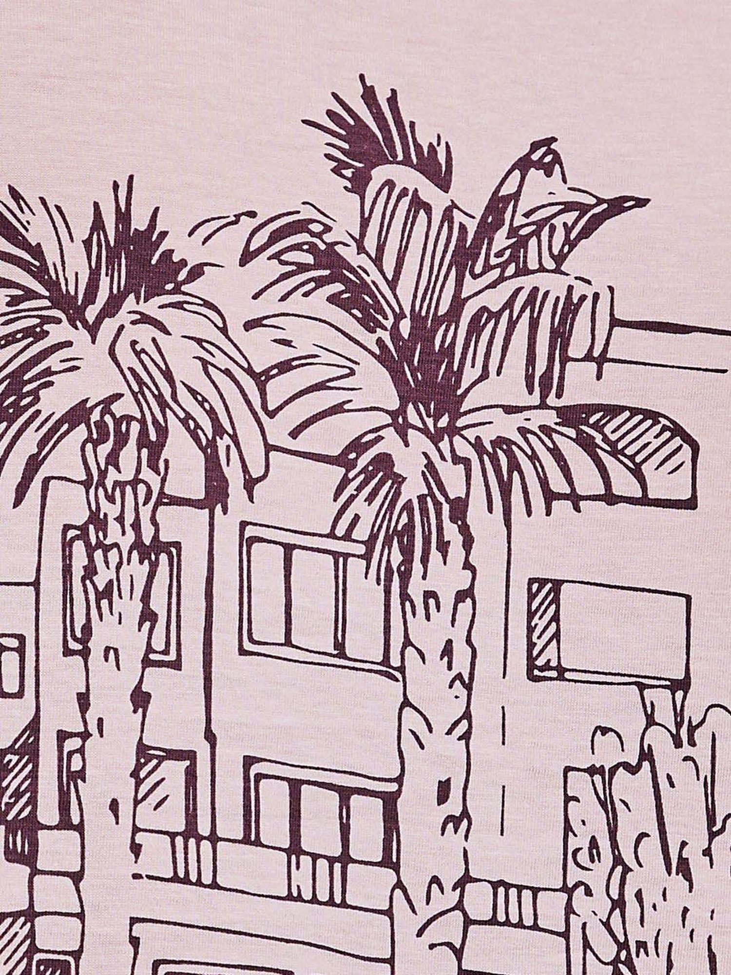 Fame Forever by Lifestyle Lilac Cotton Printed T-Shirt