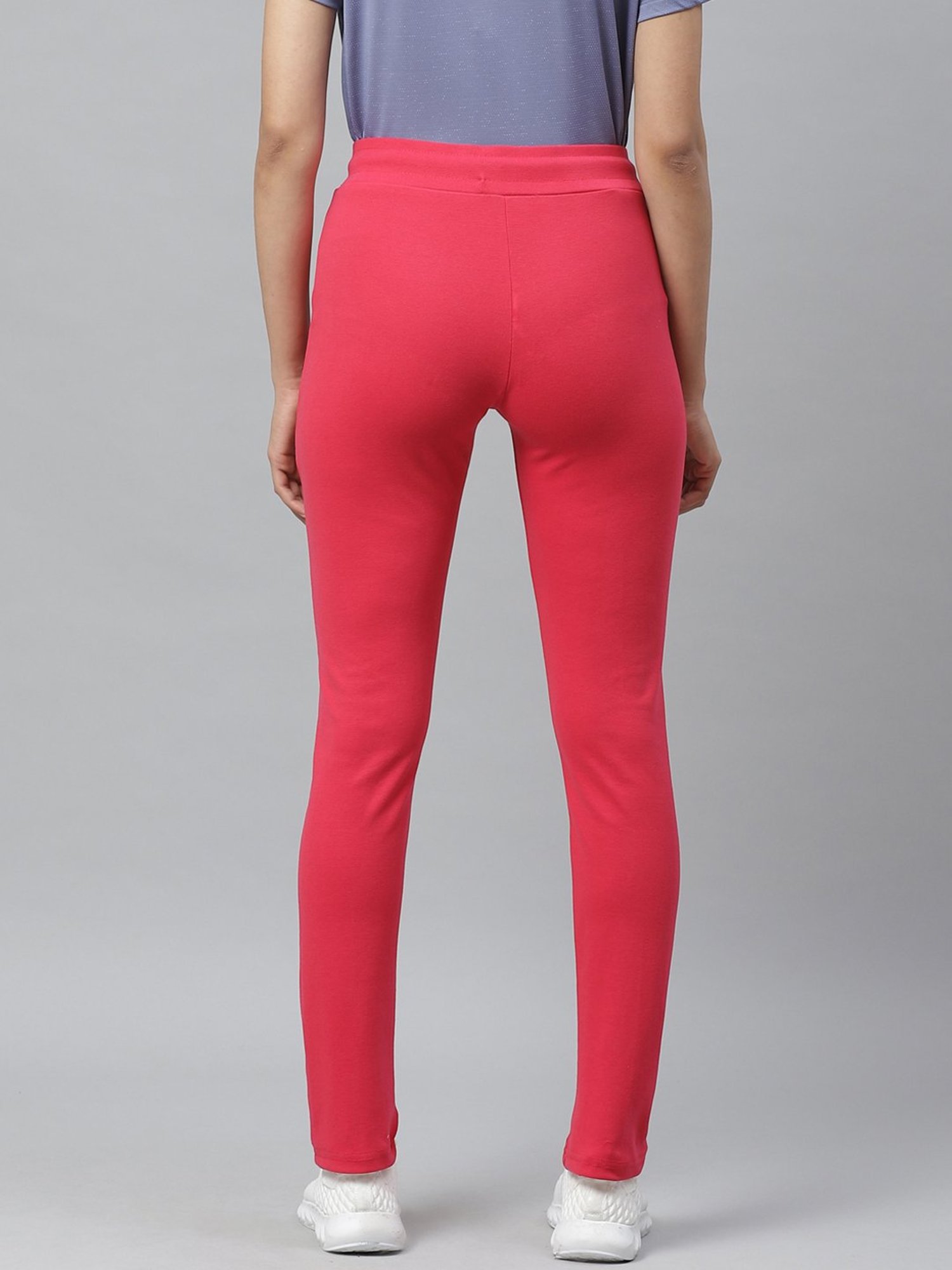Cayman Pink Mid Rise Track Pants