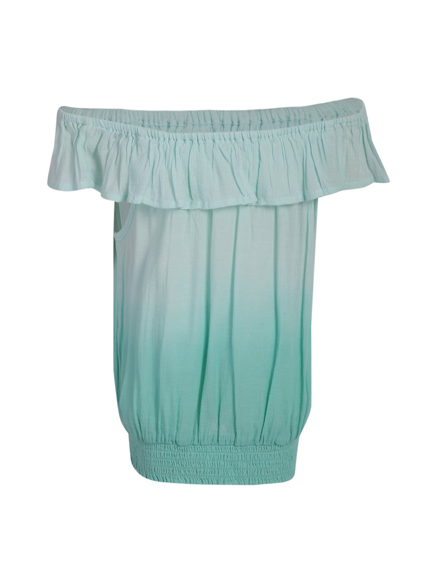 A Little Fable Kids Mint Textured Top
