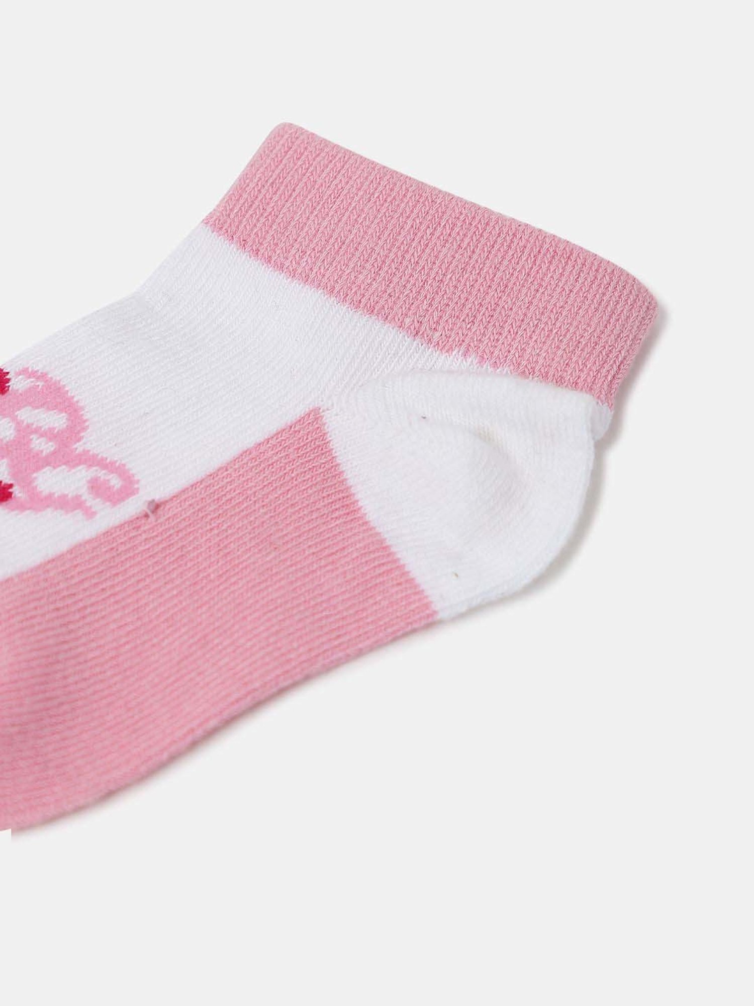 Skechers Crew Multicolor Printed Socks for Girls - Pack of 3