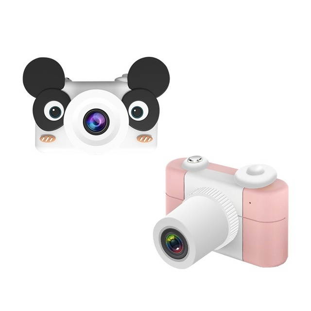 D3 PLUS 1200W Pixel Lens Bear Cartoon Mini Digital Sport Camera with 2.0 inch Screen for Children