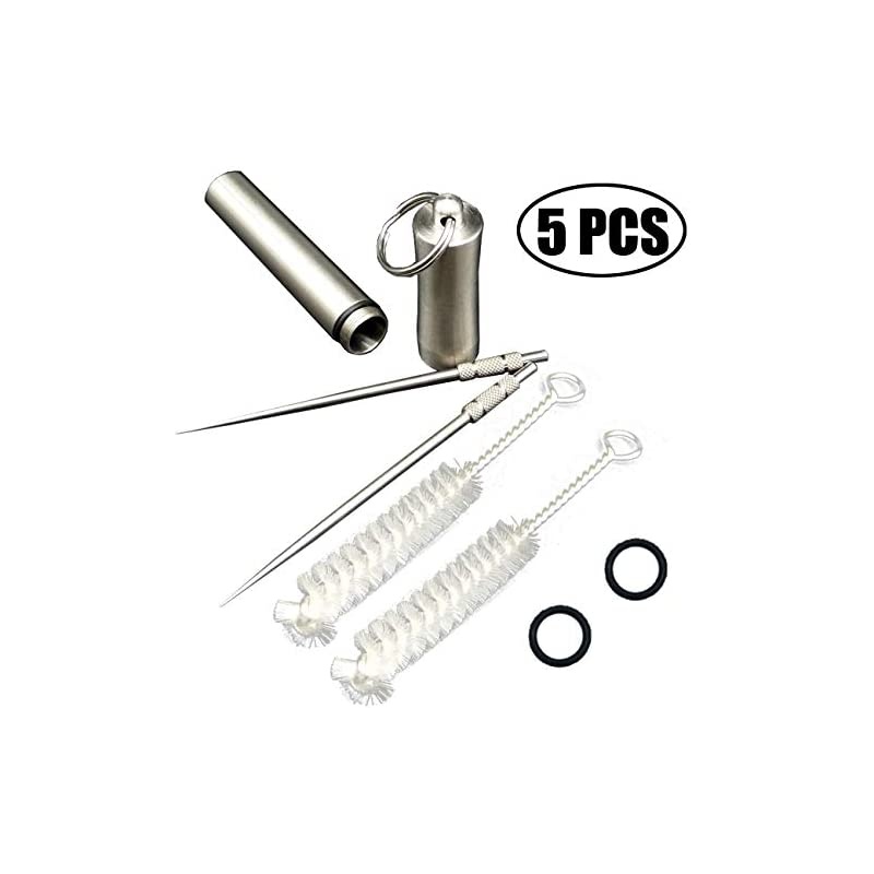 Portable Titanium Toothpicks Pocket Toothpick Metal Toothpick Holder Kit for Outdoor Picnic and Camping