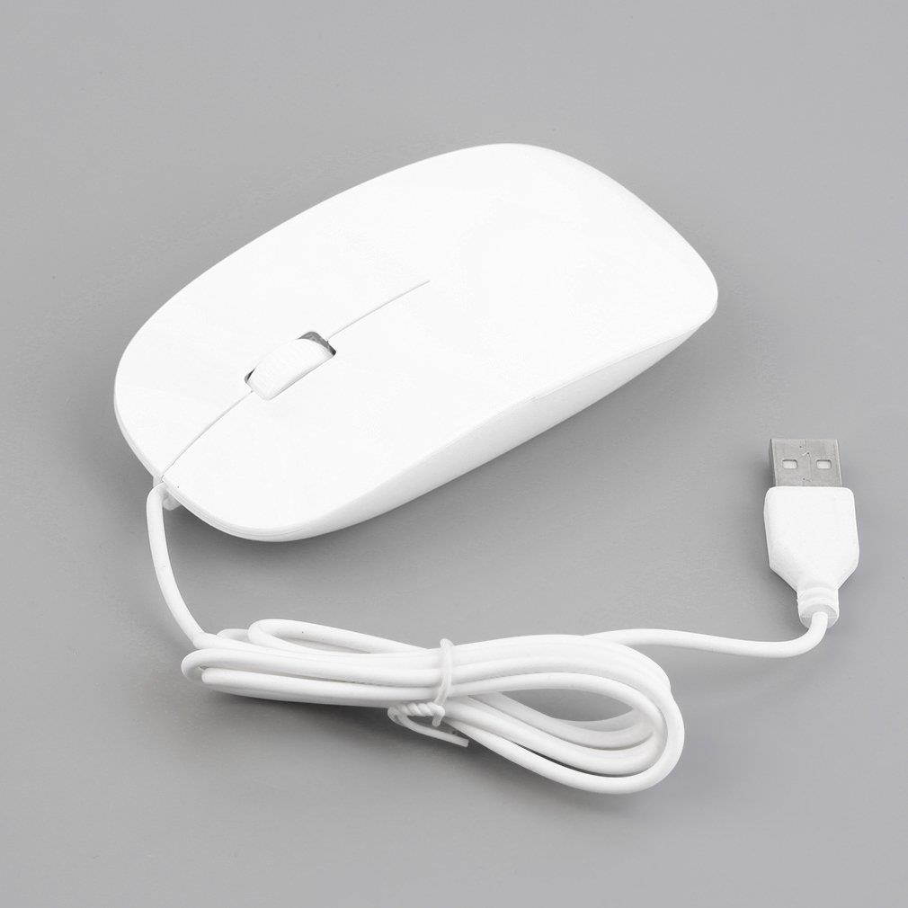 Wired Optical Mouse Ultra Slim High Quality Mice USB for PC Laptop