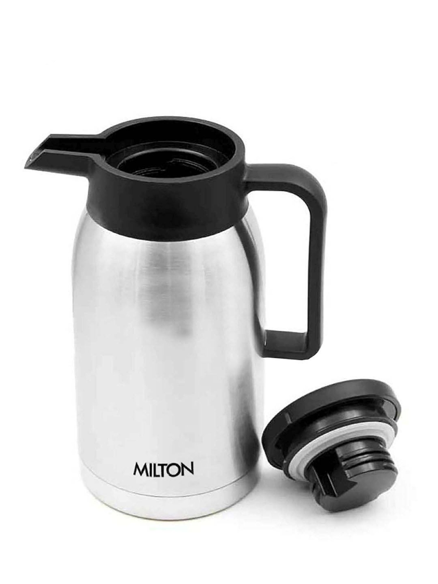 Milton Silver Stainless Steel Thermal Coffee Pot (500 ml) - Set of 1