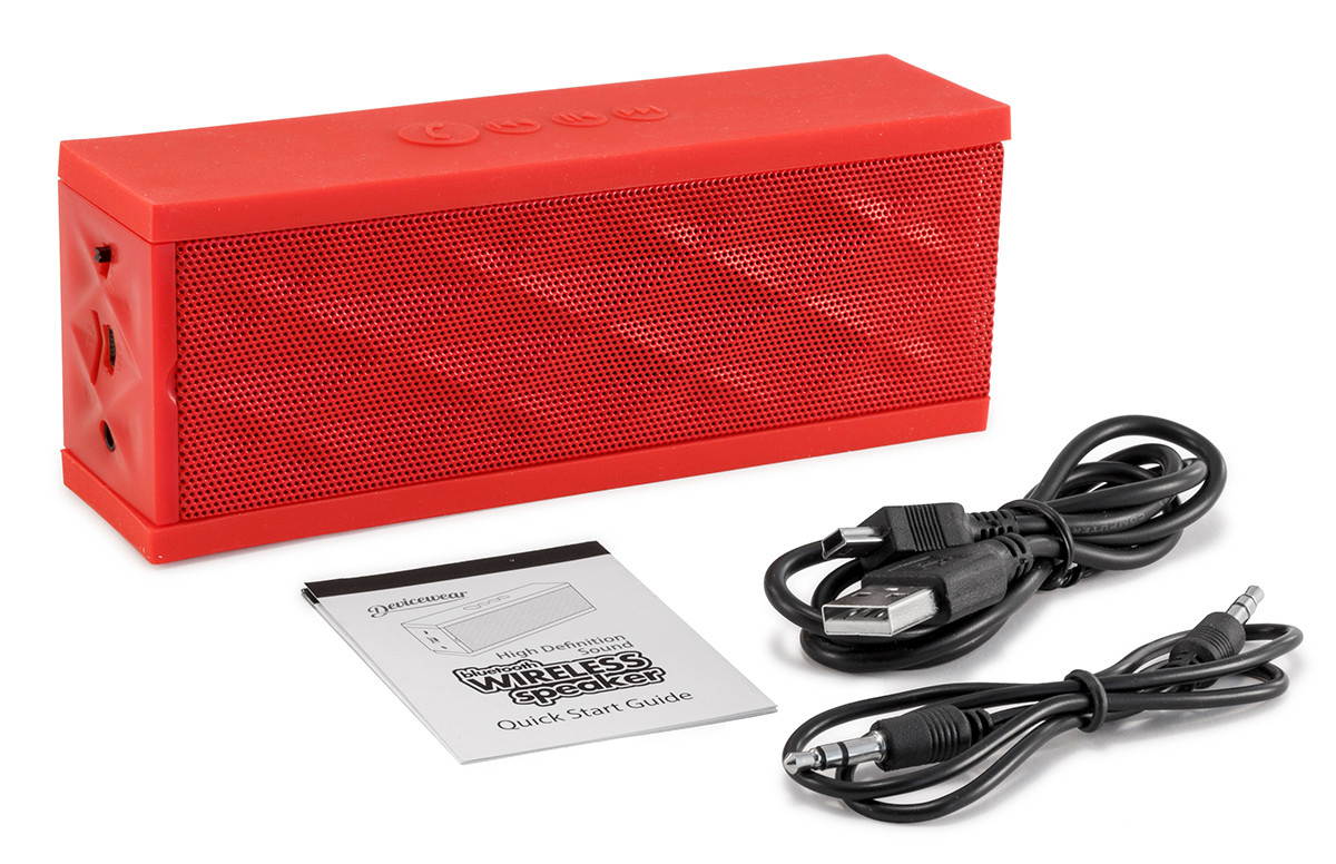 Devicewear Bluetooth portable wireless stereo speaker with Built-in Microphone for smartphones, iPhone/Andriod/Nexus/HTC.