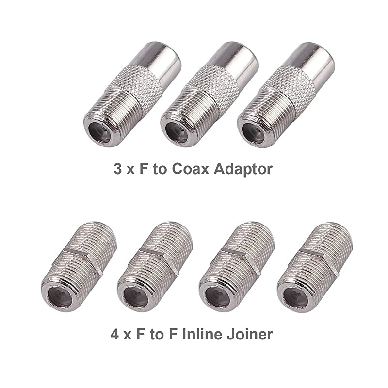 3 Way Coax Cable Splitter MoCA 5-2500MHz, TV Antenna Splitter