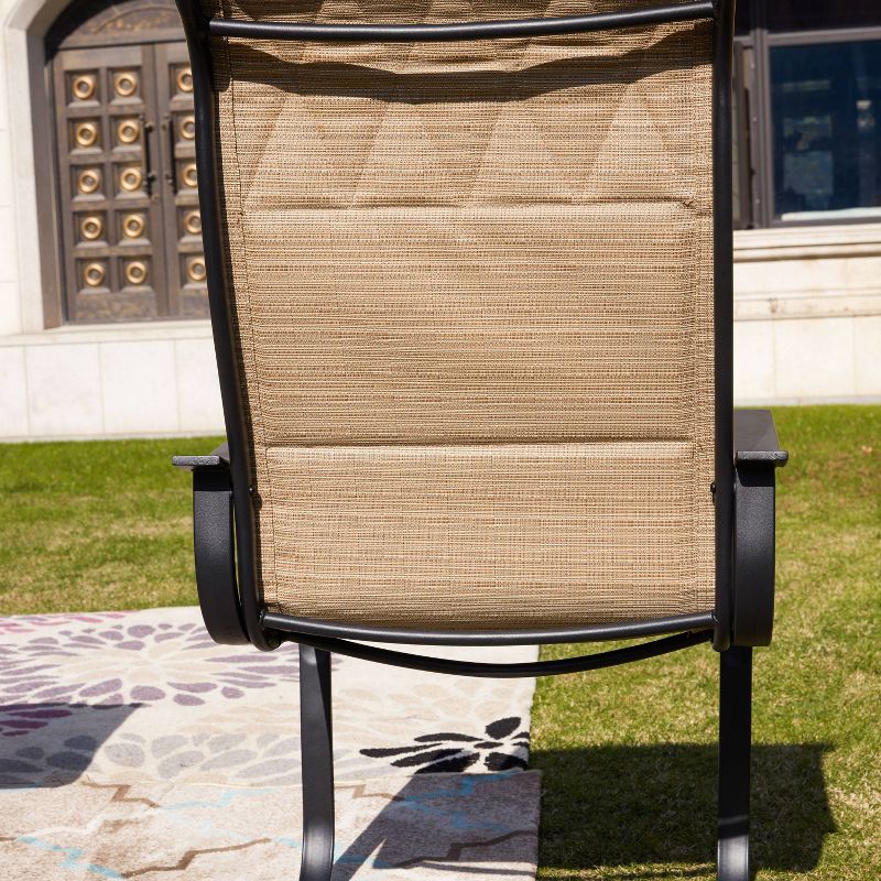 Circi 5pc Outdoor Dining Set - Black and Charcoal - CosmoLiving by Cosmoplitan