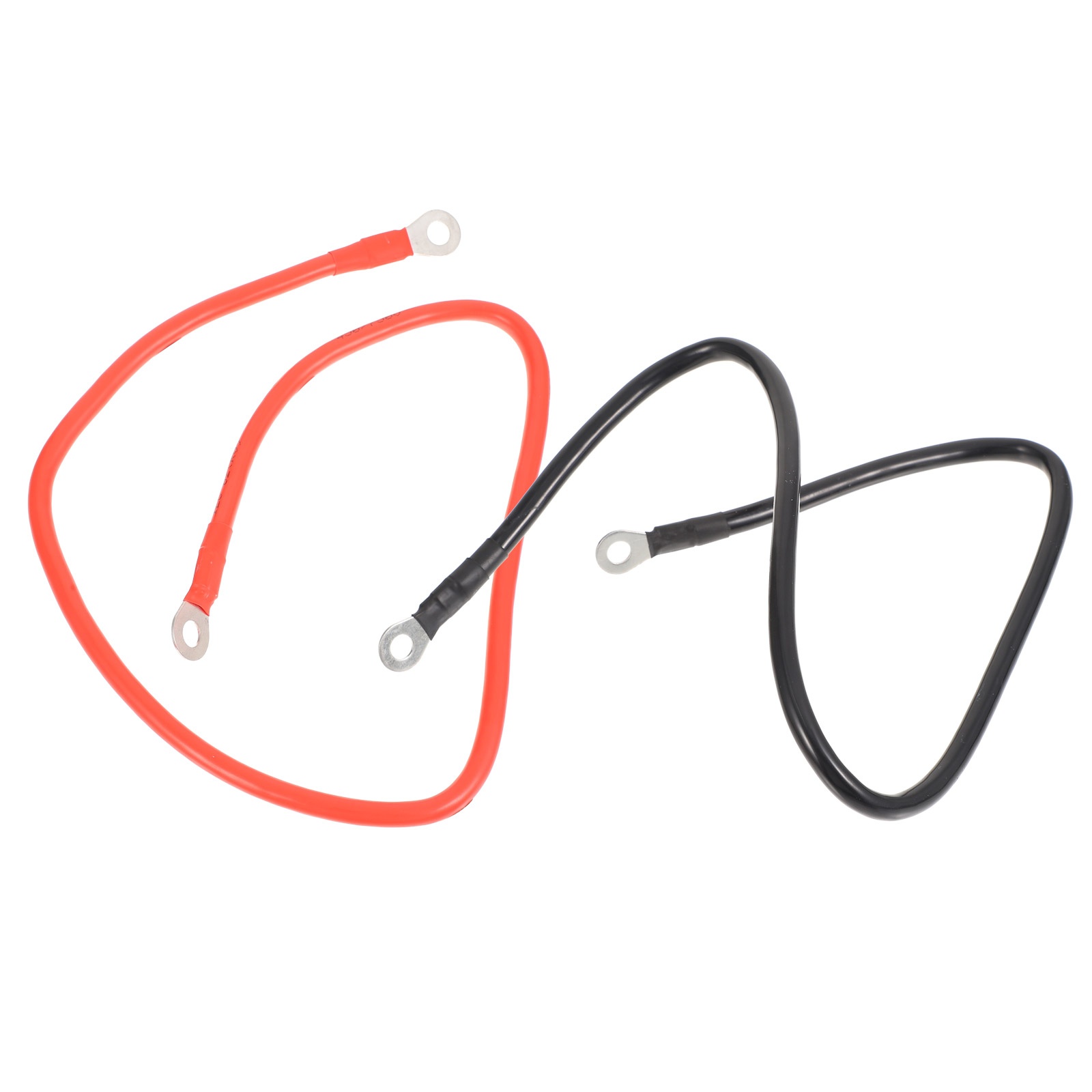 1 Pair Useful Durable Professional Power Cable Copper Cable Battery Inverter Cables