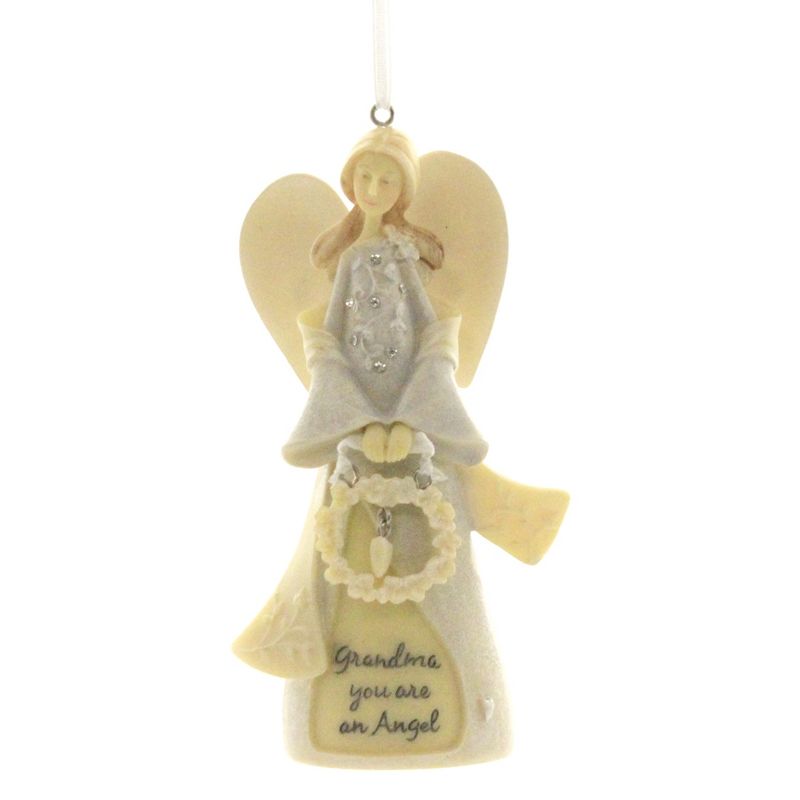 Foundations 4.5" Grandmother Angel Ornament Grandma  -  Tree Ornaments
