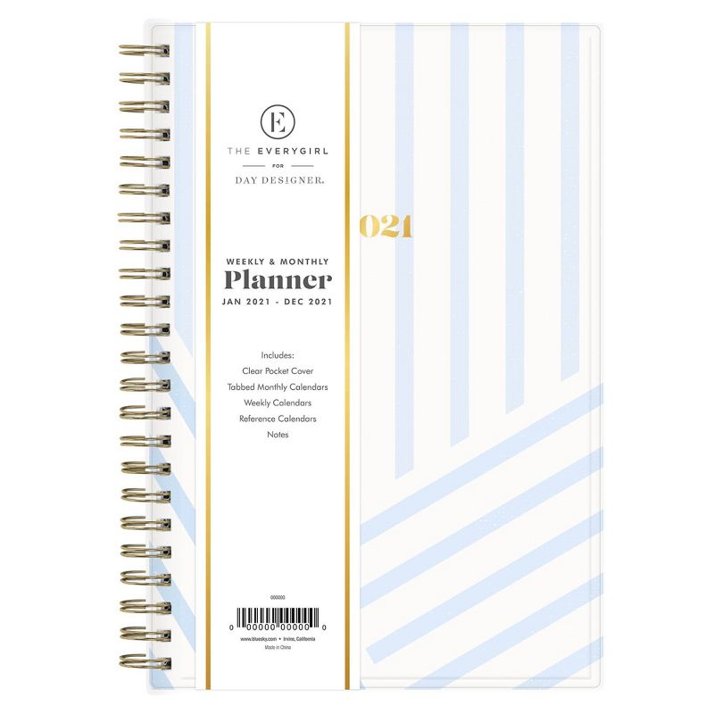 Undated Teacher Planner 8.5" x 11" Large Weekly Lesson Plan Book Botanical Floral - TF Publishing