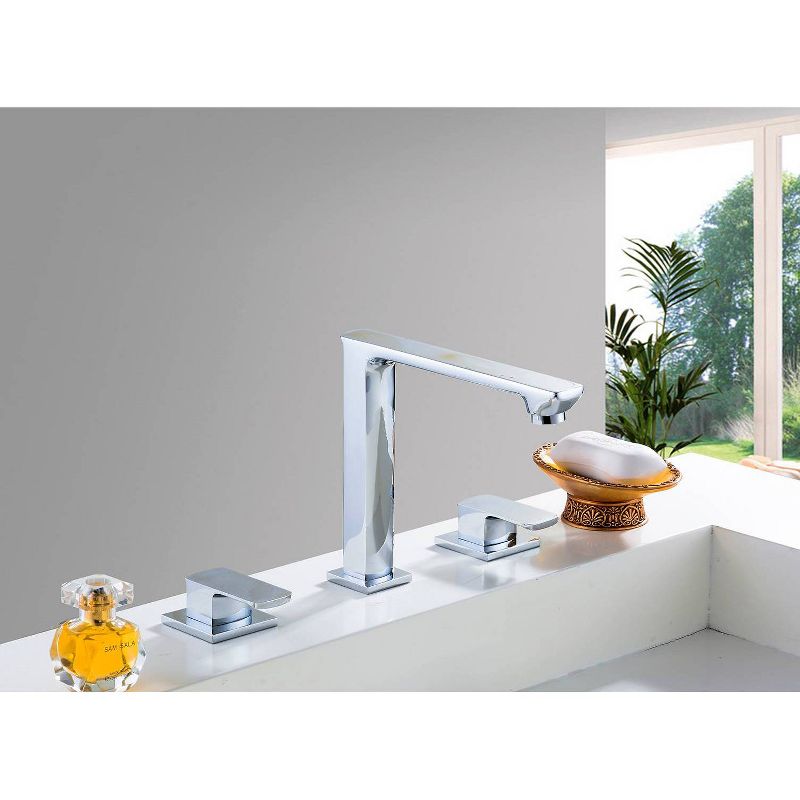 3H8" CUPC Approved Stainless Steel Katrina Faucet Chrome - American Imaginations