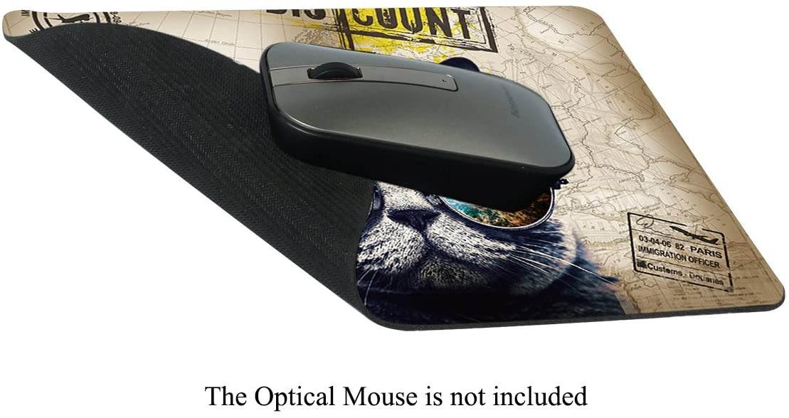Meffort Inc Standard 9.5 x 7.9 Inch Mouse Pad - Cute Cat
