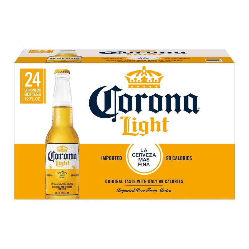 Corona Light Lager Beer - 24pk/12 fl oz Bottles