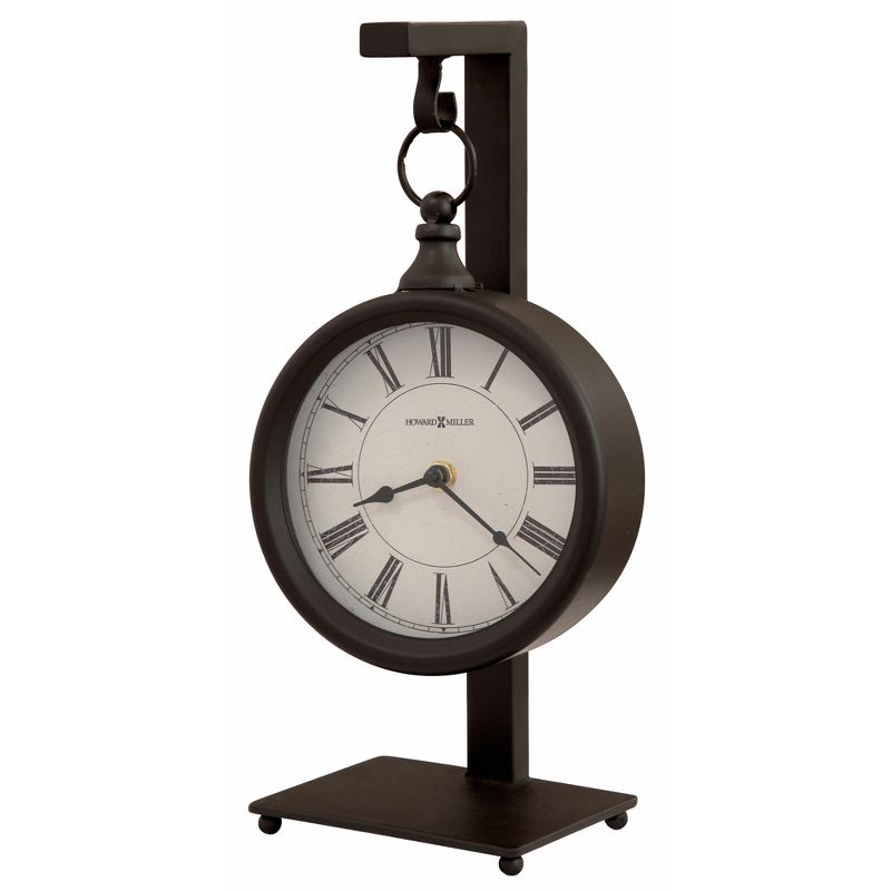 Square Industrial Table Clock - Stonebriar Collection