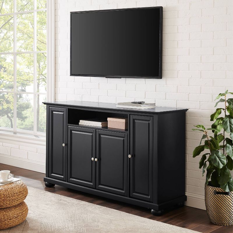 Alexandria Media Stand for TVs up to 65" Black - Crosley