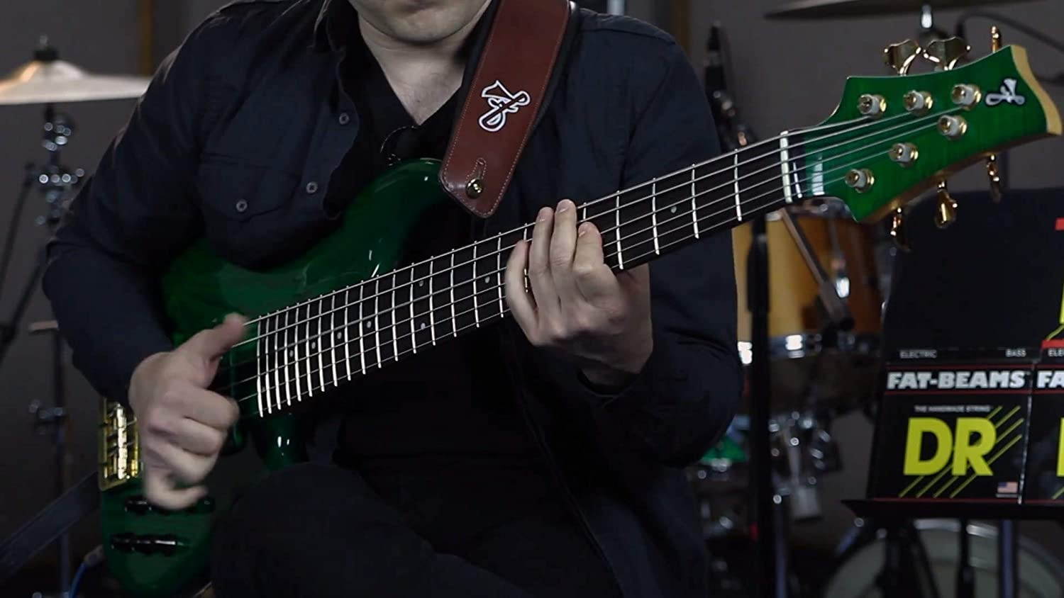 DR Strings Fat-Beams Stainless Steel Medium 6-String Bass Strings (30-125)