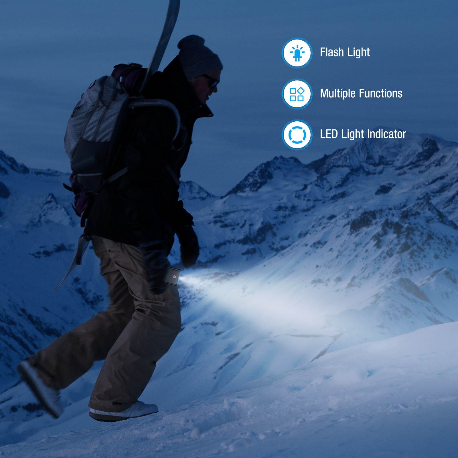 Poweradd 20000mAh Power Bank 20000 Portable Charger with 3.4A Dual USB Ports External Battery for iPhone, iPad, Galaxy Cellphone