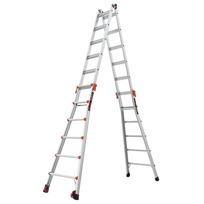 Little Giant Ladder Systems Model 26 300lb ANSI Type IA rated Aluminum Ladder Gray