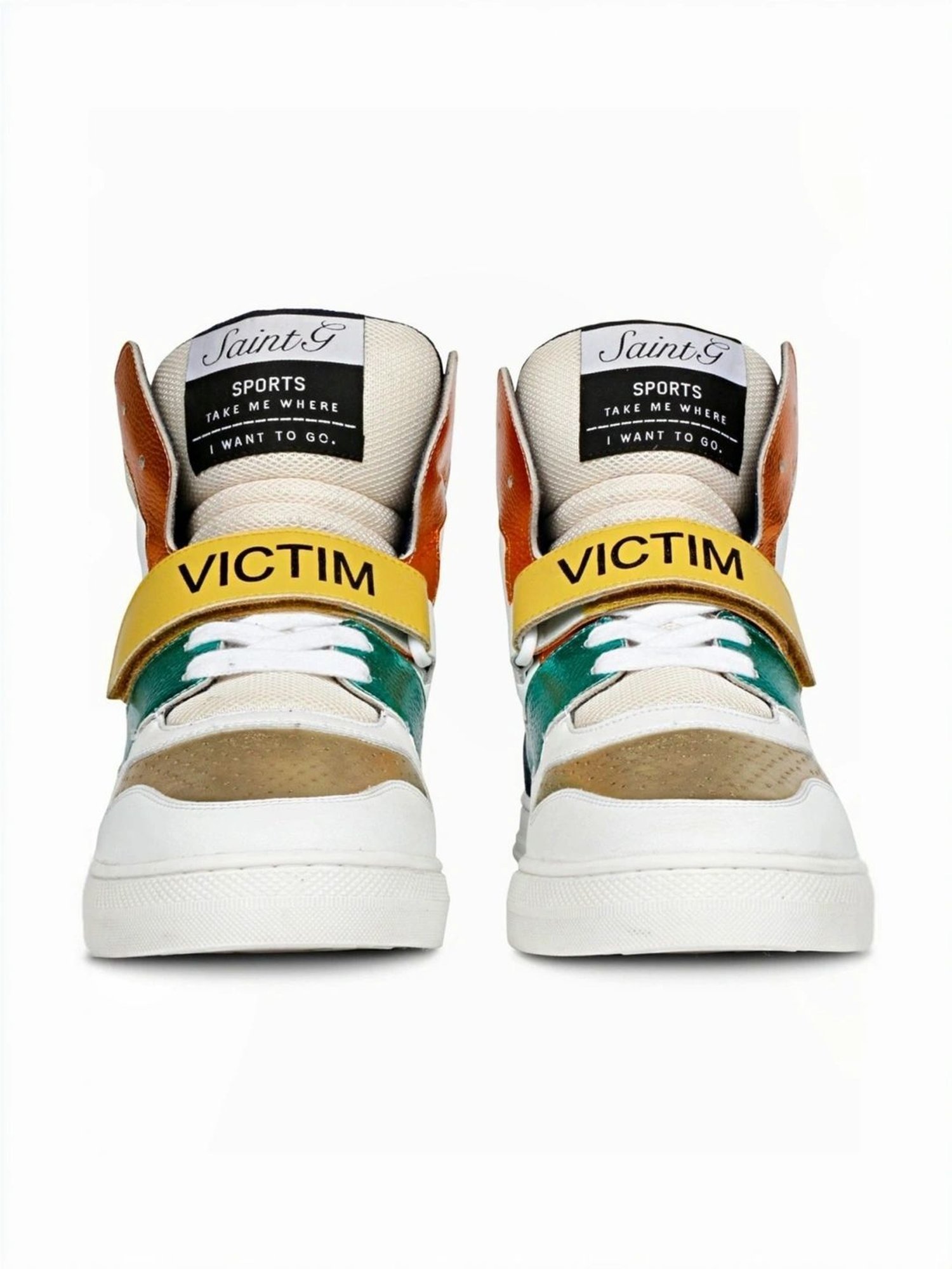 Saint G Men's Rowan Multi Ankle High Sneakers