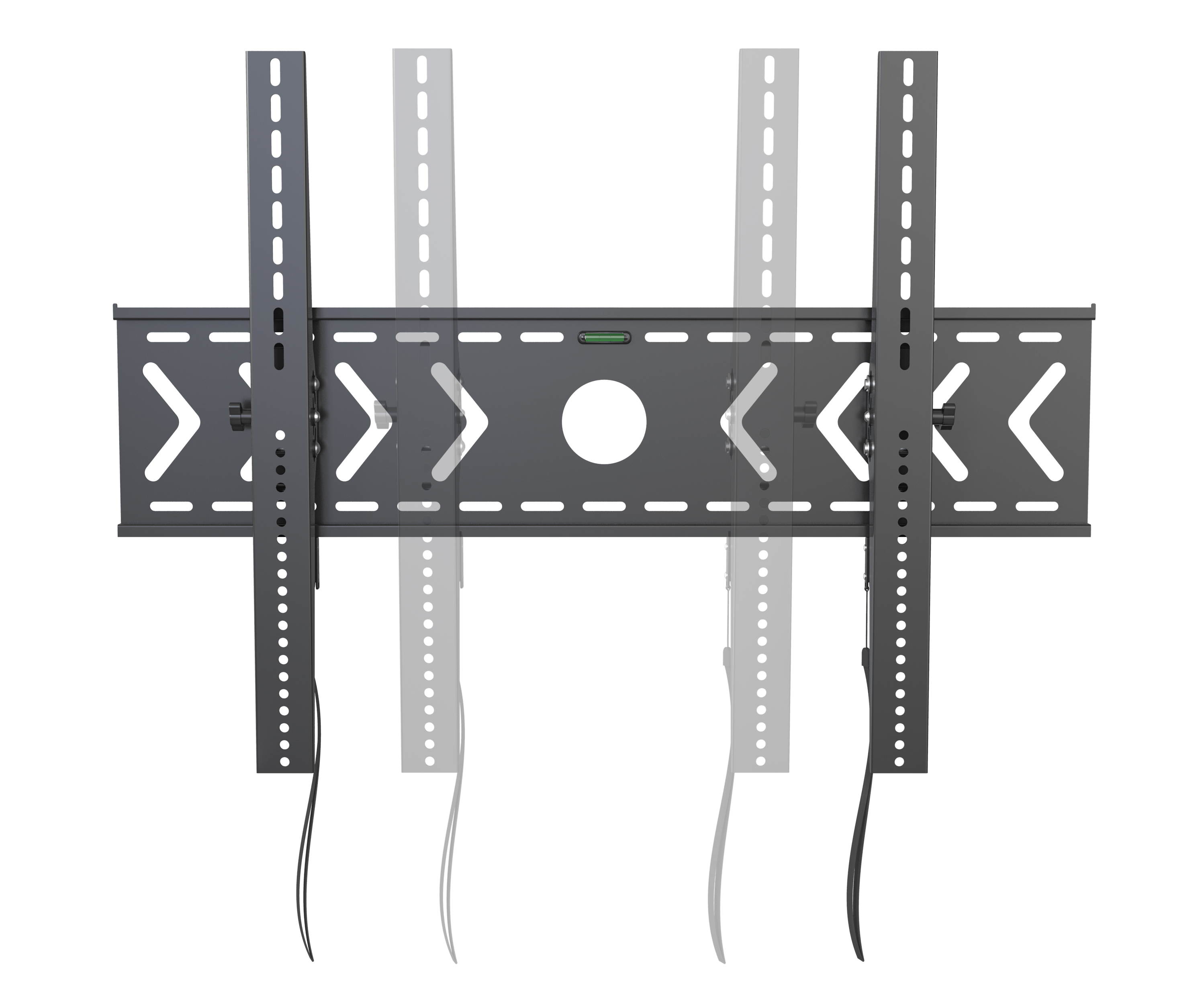 Heavy Duty Low Profile Tilting Flat Panel Wall Mount, Max TV/Interactive Display 250lbs for most of 42-100+ inch LED,LCD, OLED Flat Screen TV, Supports up to VESA 800x600mm BIGASSMOUNT250T Amer Mounts