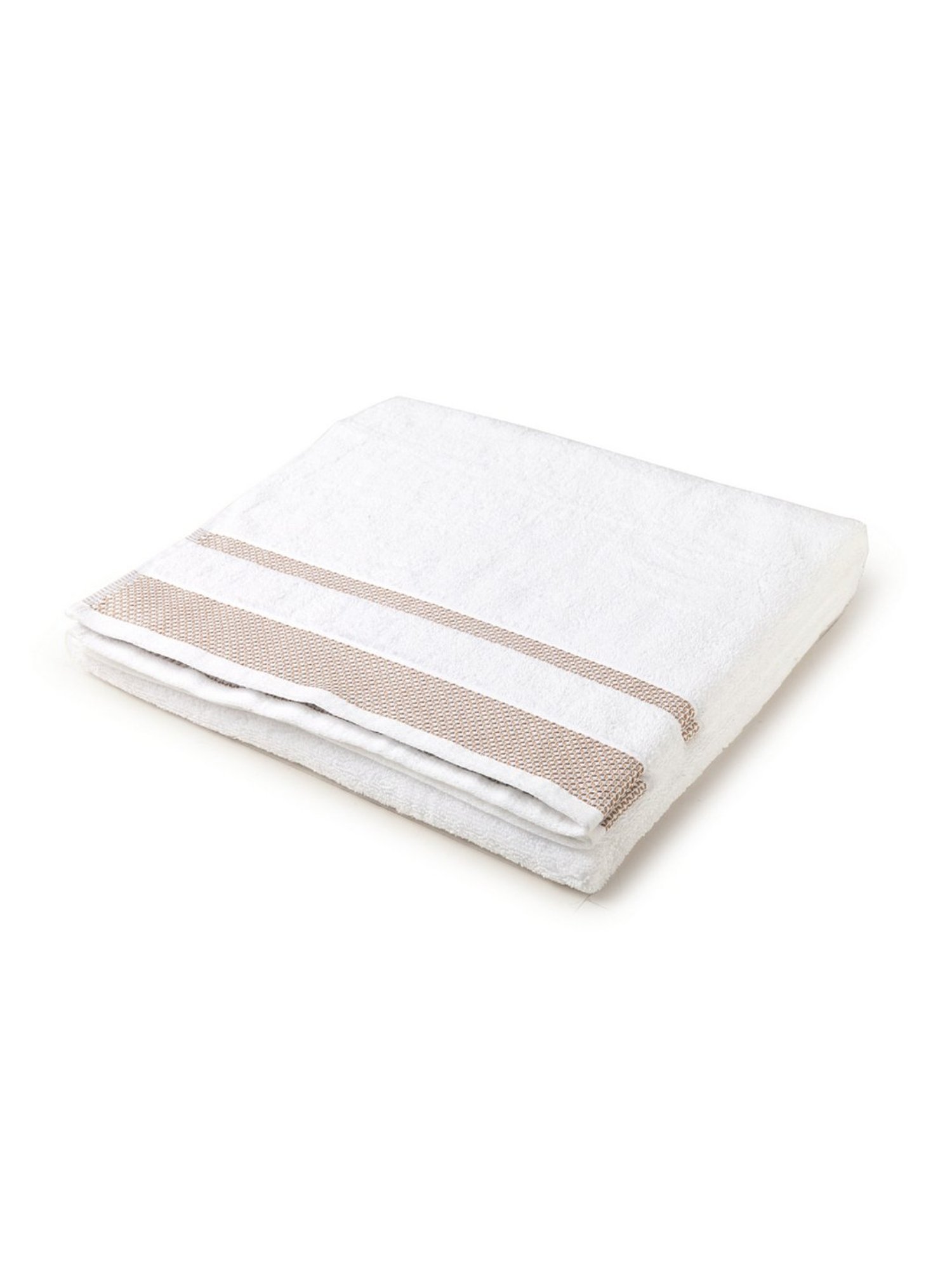 Spaces Hygro White 600 GSM Cotton Bath Towel