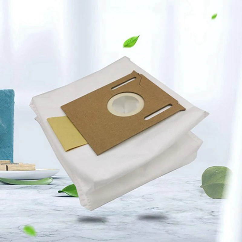 15Pcs for ECOVACS DEEBOT OZMO T8 Robot Vacuum Cleaner High Capacity Leakproof Dust Bag Replacement Accessories Parts Kit