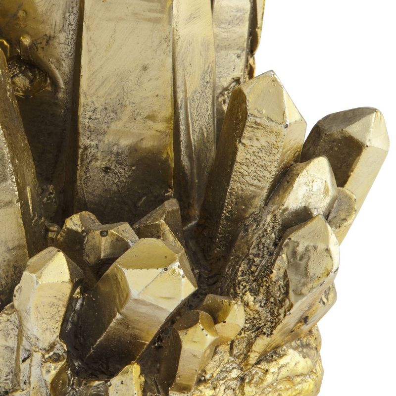 Studio 55D Talbot Shiny Gold Crystal Decorative Bookends