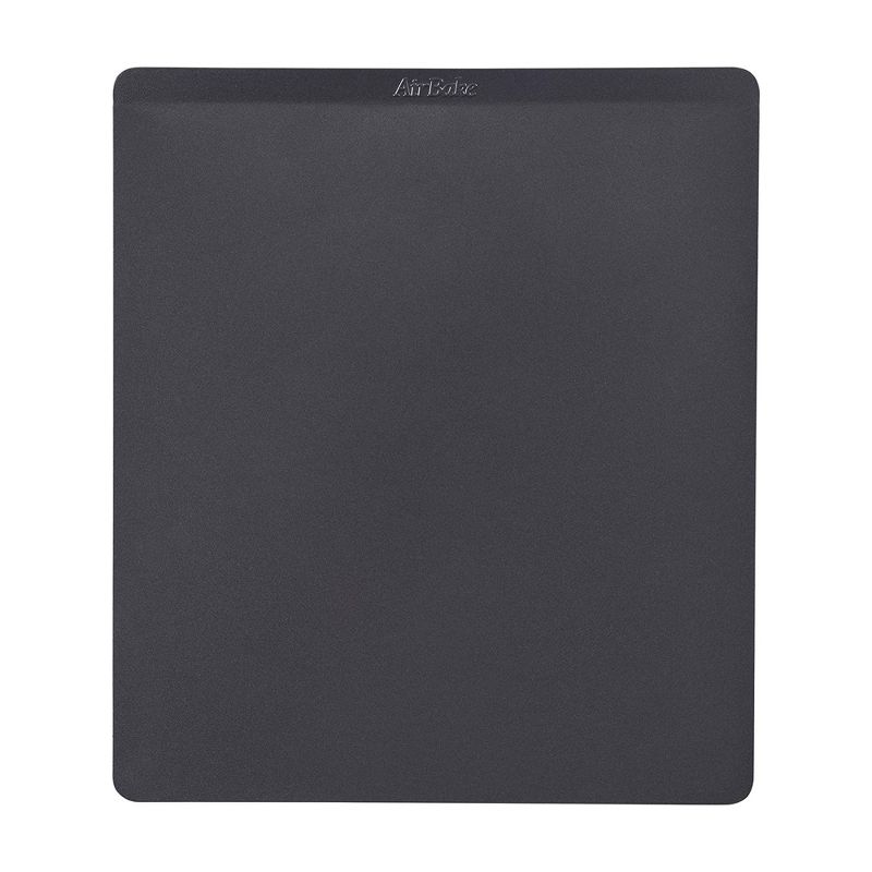 T-Fal Air Bake 14 x 16 Inch Aluminum Steel Non Stick Cookie Oven Bakeware Sheet Tray Pan for Baking and Cooking Pastries or Pizza, Dark (2 Pack)