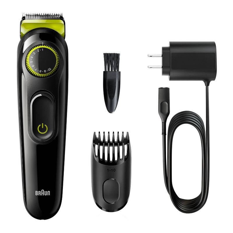Braun BT3221 Men's Rechargeable 20-Setting Electric Beard & Hair Trimmer