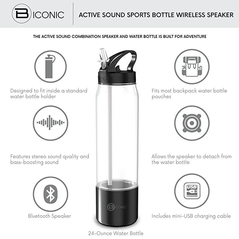 Active Sound Wireless Detachable Water Bottle Speaker