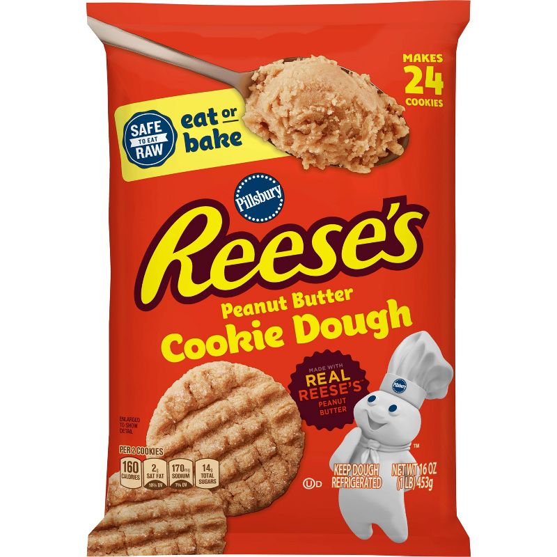Pillsbury Reese's Ready to Bake Cookie Dough - 16oz