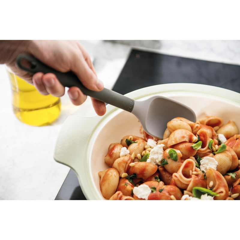 BergHOFF Leo 12.75" Silicone Serving Spoon, Gray