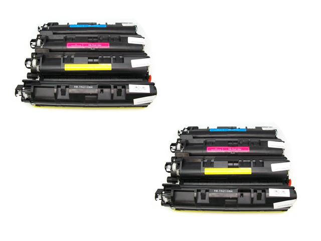 8PK [ TN210 BK C M Y ] TN-210 (BK,C,M,Y) Remanufactured Brother Black Cyan Magenta Yellow Laser Toner Cartridge DCP-9010CN, HL-3040CN, HL-3070CW, MFC-9010CN, MFC-9120CN, MFC-9320CN, MFC-9320CW