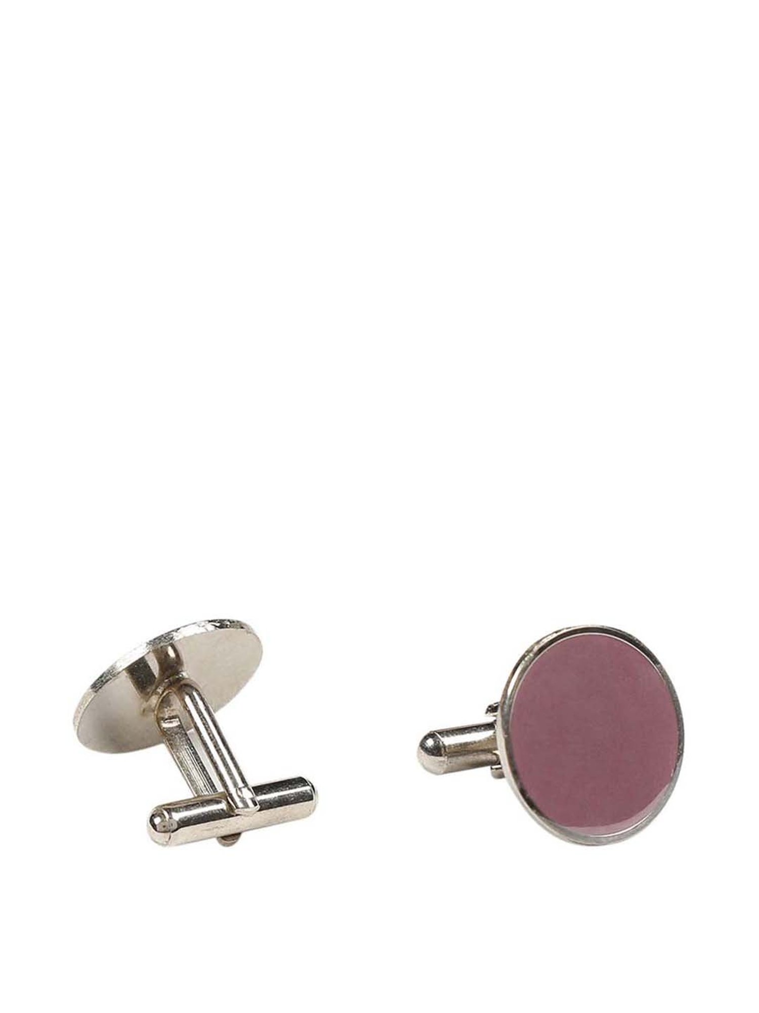 Tossido Purple Woven Necktie With Pocket Square and Cufflinks